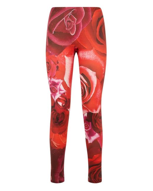 Roberto Cavalli Red Trousers