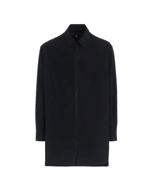 Y's Yohji Yamamoto Blue Cotton Flannel Shirt for men