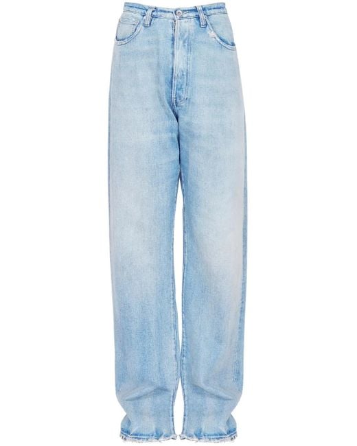 Maison Margiela Buckle Jeans in Blue for Men | Lyst