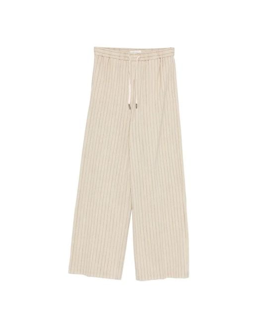 Circolo 1901 White Pantalon À Rayures