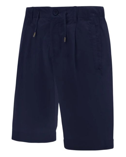 Pantalones cortos con cordones Herno de hombre de color Blue