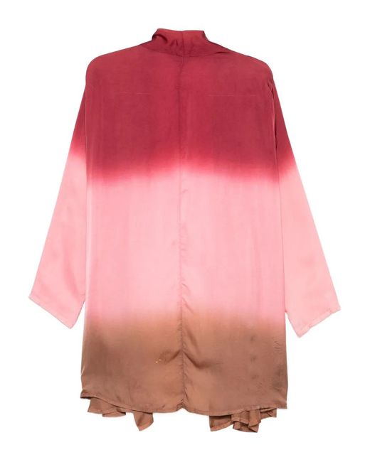 Yavi Pink Tie-Dye Print Jacket