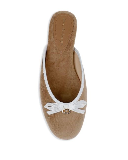 Dee Ocleppo Natural Athens Terry-cloth Mules