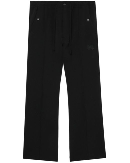 Pantalon en coton à coupe ample Needles pour homme en coloris Black