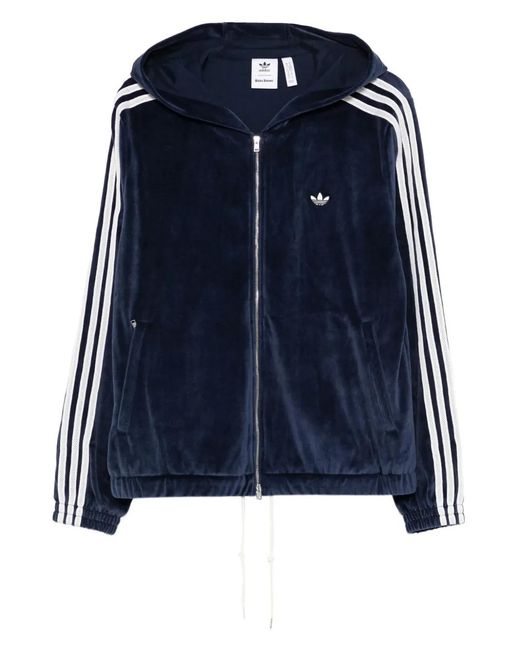Adidas Blue X Wales Bonner Zip-Up Sweater