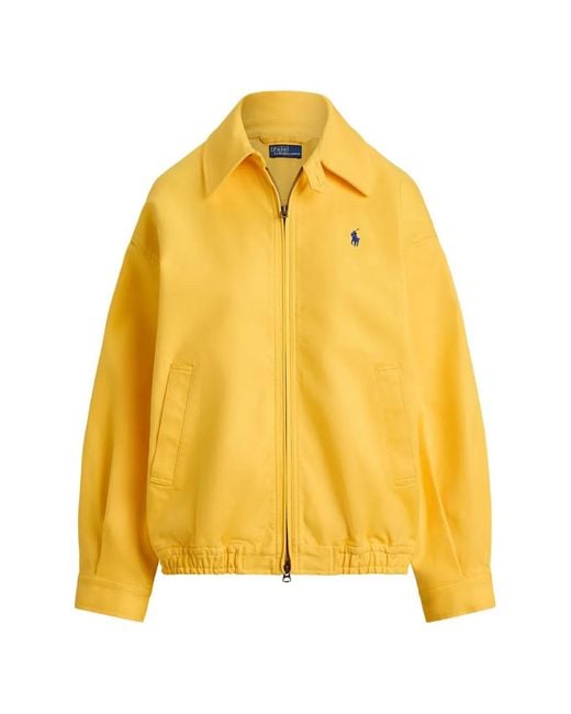 Polo Ralph Lauren Yellow Polo Pony Oversized Jacket