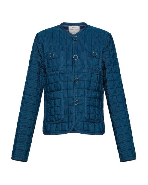 Forte_forte Blue Quilted Jacket