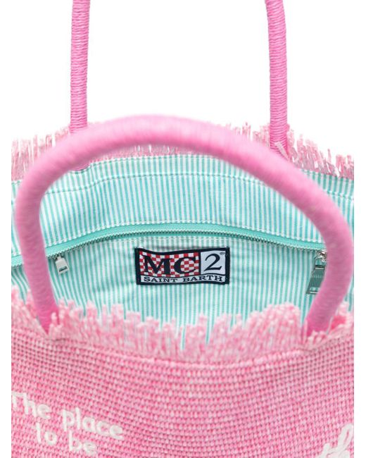 Mc2 Saint Barth Pink Vanity Tote Bag