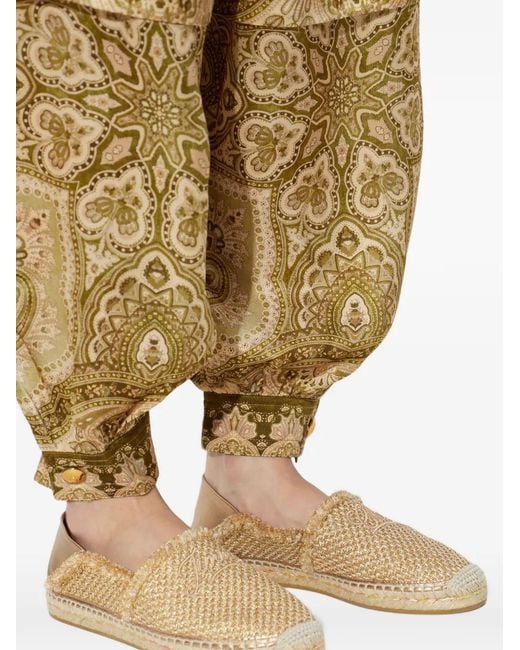Jimmy Choo Metallic Avi Espadrilles