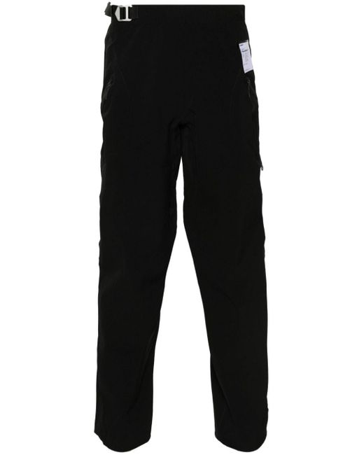 Pantalones PeaceShellTM con logo estampado Satisfy de hombre de color Black