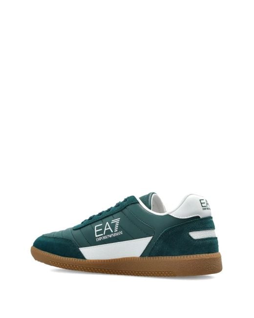 Sneakers Con Logo di EA7 in Green da Uomo