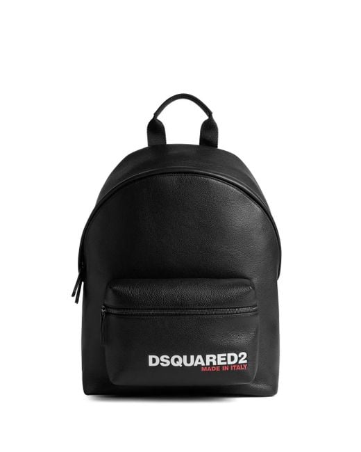 メンズ DSquared² ロゴ バックパック Black