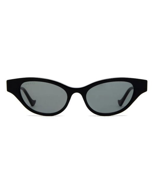 Gucci Black Cat-Eye Frame Sunglasses