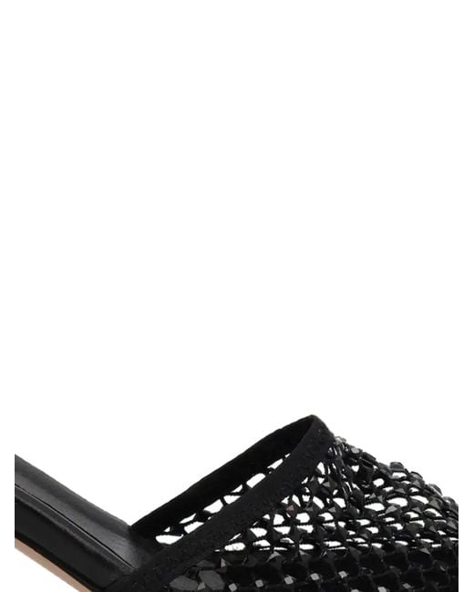 Alysi Black Net Pumps