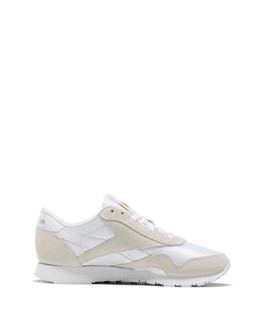 Baskets Cl Nylon Reebok en coloris White