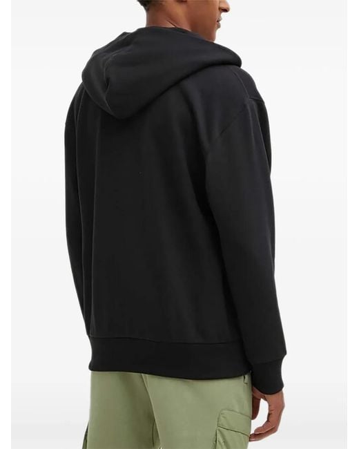 Adidas Black Zip Hooded Sweatshirt for men