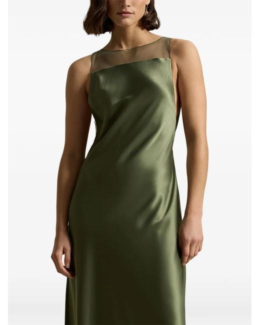 ralph lauren sage green dress Vintage Ralph Laurent Purple Label One-Shoulder Draped Silk Gown – Recess main image 1