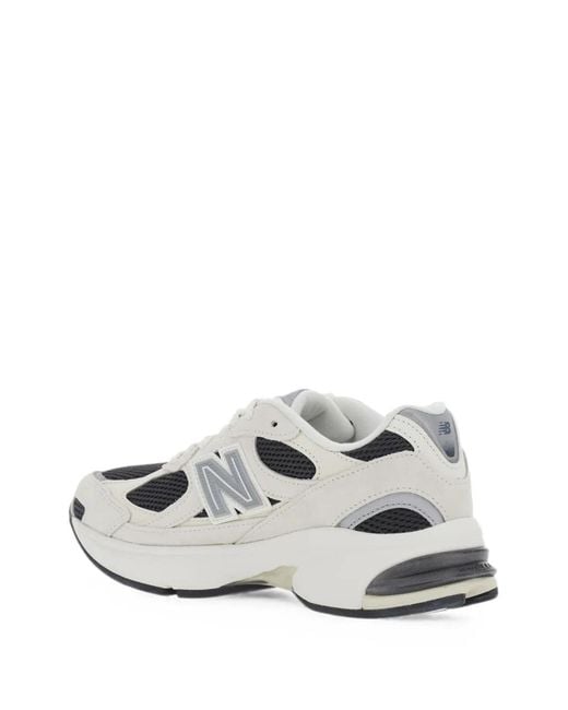 New Balance White 2010 Sneakers