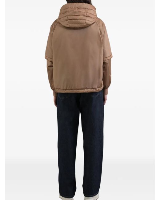 Moorer Brown Ersilia Quilted Jacket