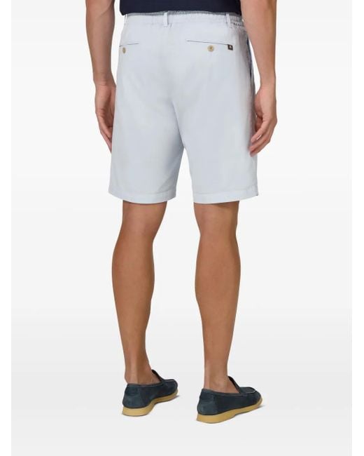 メンズ Boggi Cotton Chino Shorts Blue