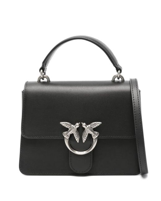 Pinko Black Mini Love One Tote Bag