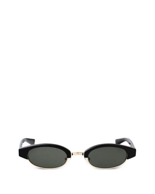 McQueen Black Cat Eye Sunglasses