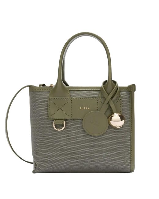 Furla Metallic Mini Divide It Tote Bag