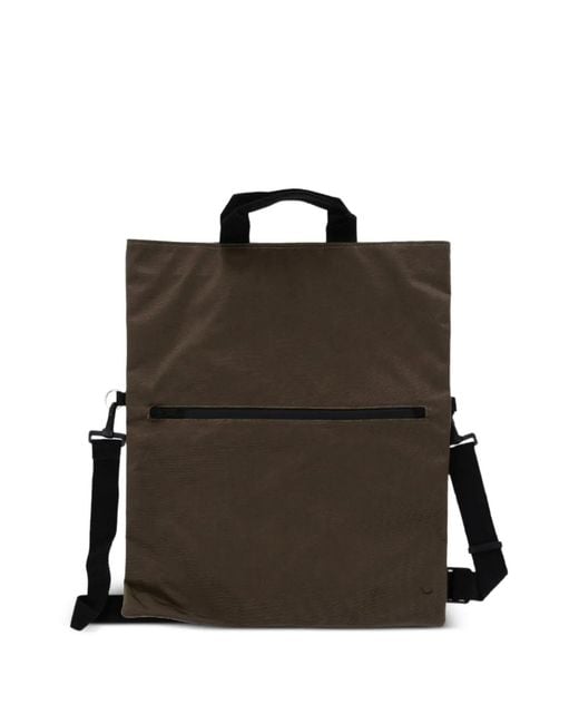 Neil Barrett Black Thunderbolt-Patch Adjustable-Strap Shoulder Bag for men