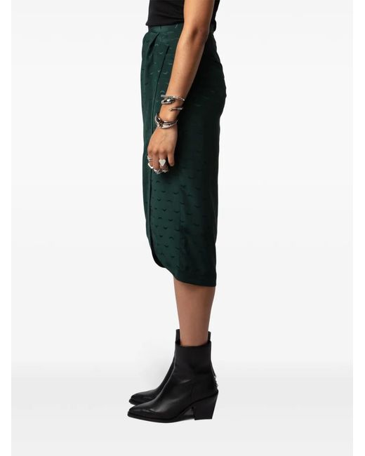 Zadig & Voltaire Green Jamelia Skirt