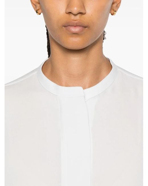 Giorgio Armani White Silk Shirt