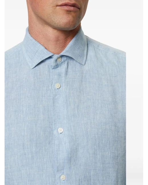 Marc O' Polo Blue Linen Shirt for men