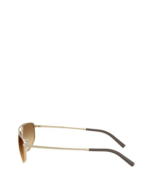 Oliver Peoples Metallic Pilot-Frame Sunglasses