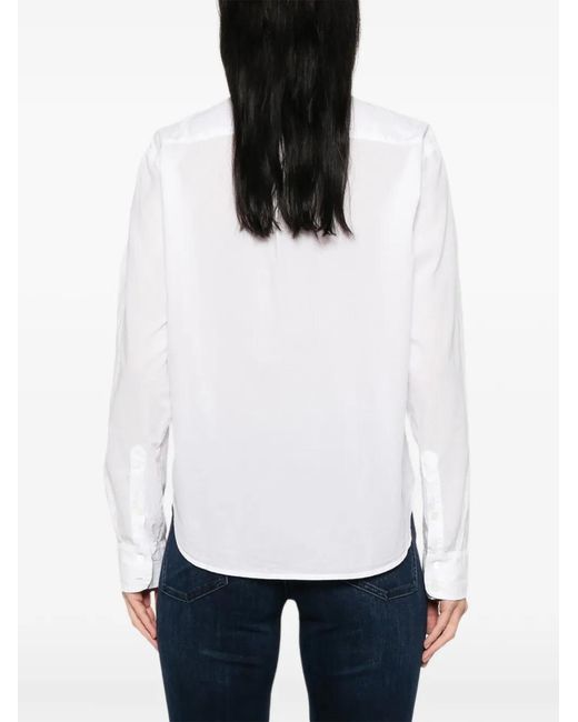 Xirena White Bowie Long-Sleeve Shirt