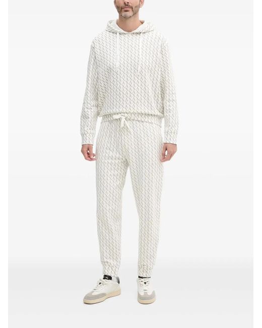 メンズ ARMANI EXCHANGE ロゴ パーカー White