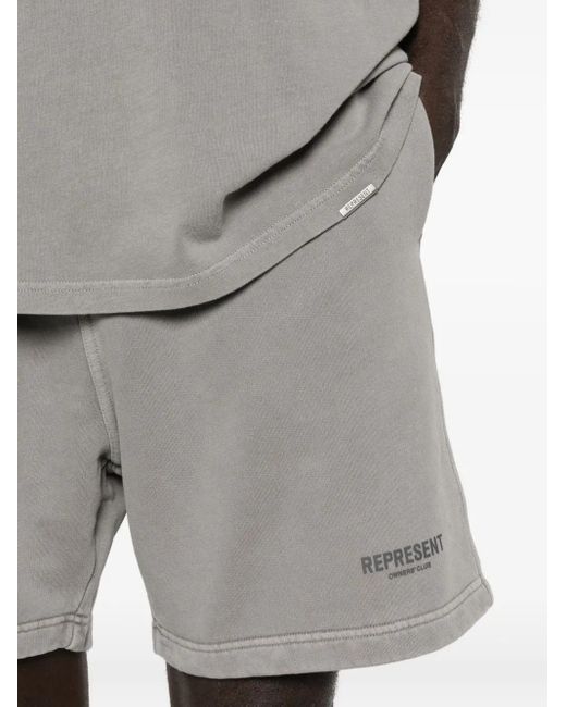 Represent Gray Ultimate Track Shorts for men