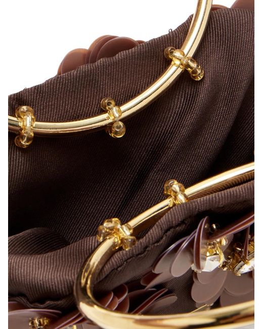 Vanina Brown Eclat De Marguerites Handbag