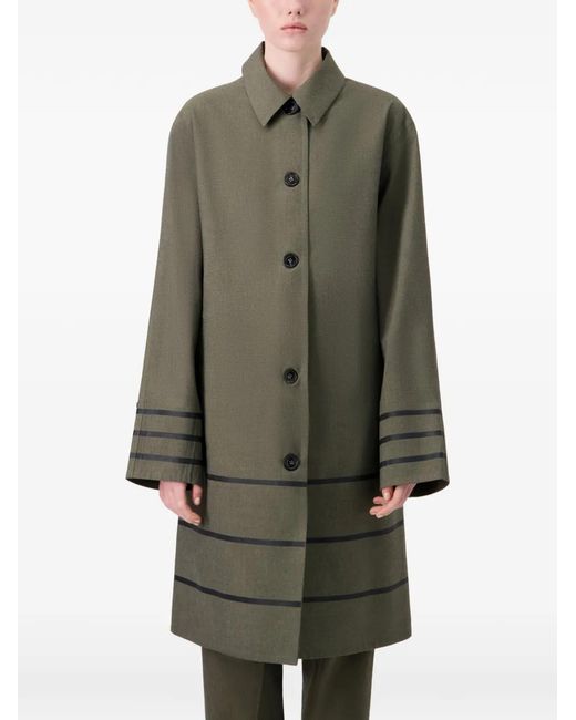 Abrigo A Rayas Coperni de color Gray