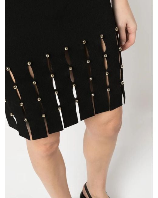Jonathan Simkhai Black Dina Mock-Neck Knitted Dress