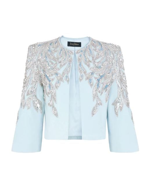 Jenny Packham Blue Versalilles Jacket