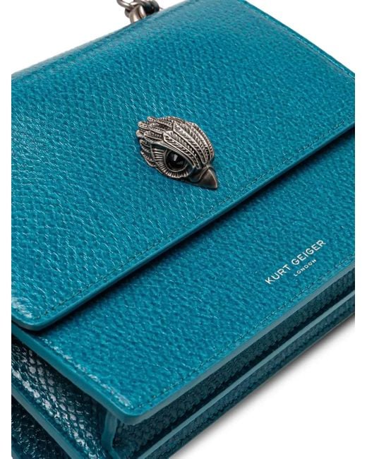 Kurt Geiger Blue Shoreditch Textured Cross Body Bag