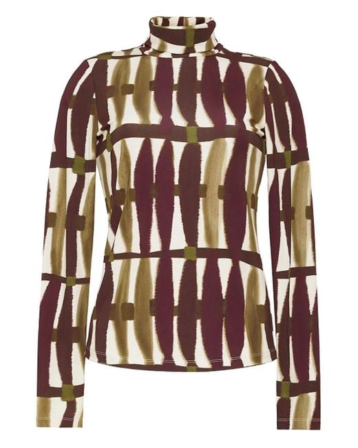 Top Suzie Con Stampa Astratta di Cara Cara in Black