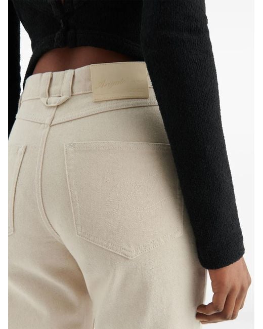 Axel Arigato White Ryder Flared Jeans