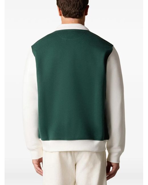 Brooks Brothers Green Logo-Patch Side-Pockets Jacket for men