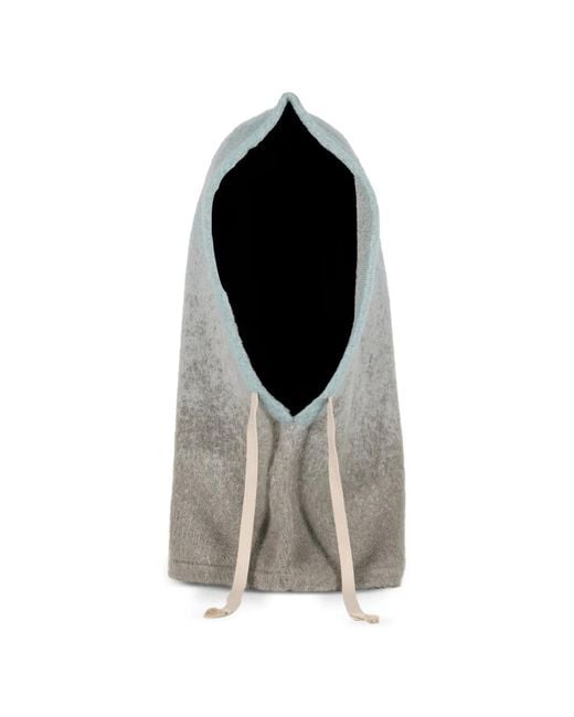 JUN/NAKAYAMA Black Gradient Drawstring Balaclava for men