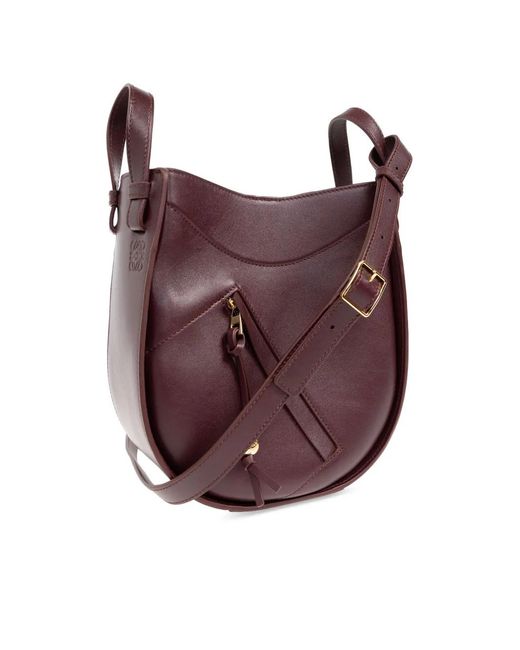 Loewe Purple Hammock Slice Tote Bag