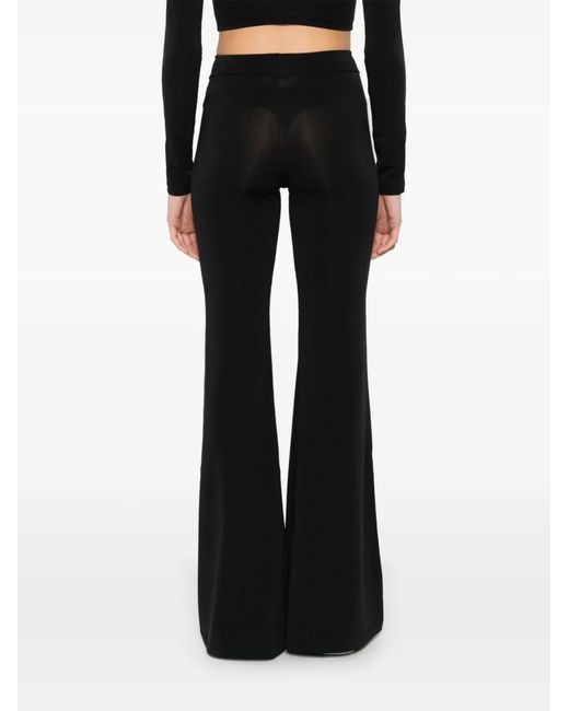 Palm Angels Black Hose Mit Logo-Stickerei