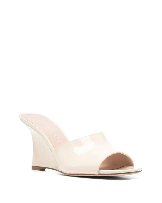 Stuart Weitzman Natural Vienne Wedge Sandals