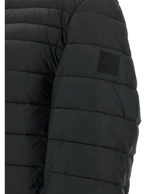 Boss Black Doudoune Imperméable À Patch Logo for men