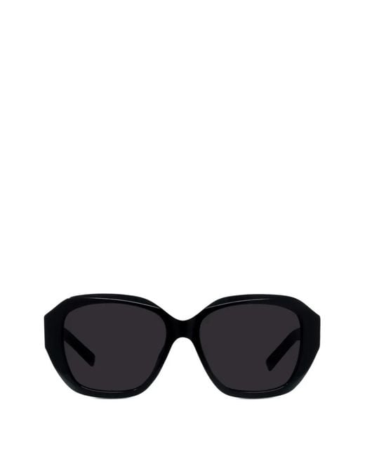 Givenchy Black Geometric-Frame Sunglasses