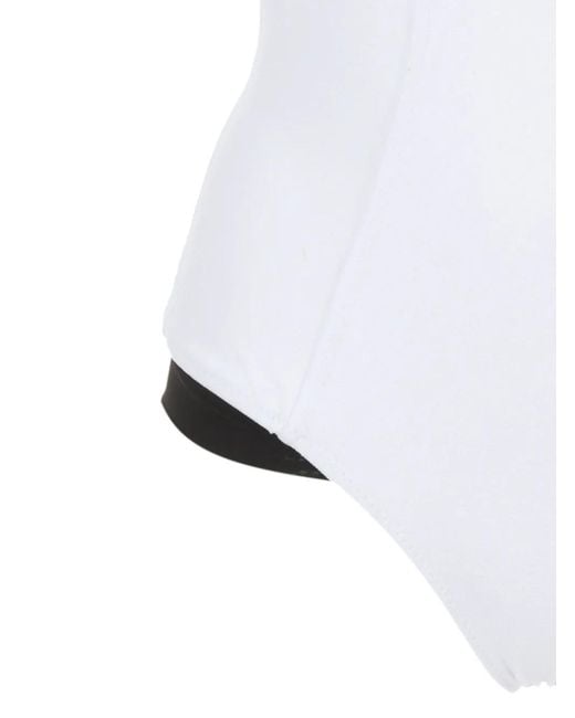 Amir Slama Multicolor Two-Tone Swimsuit